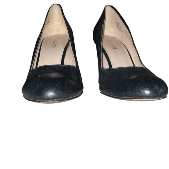 ✅Womens Nine West Sz 8.5 Black Pumps Heels - Picture 4 of 9